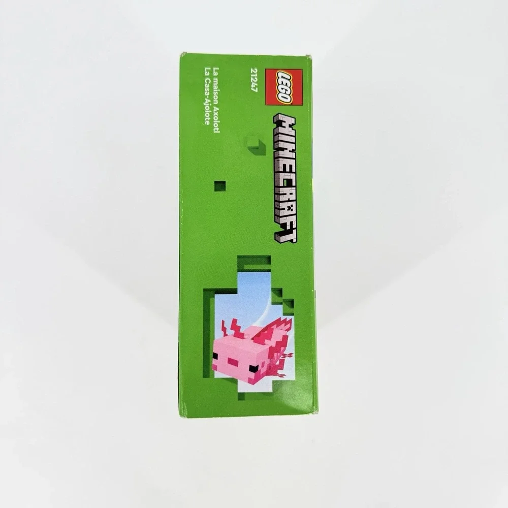 LEGO Minecraft The Axolotl House 21247 Retired New Sealed Damaged Box 242 Pcs